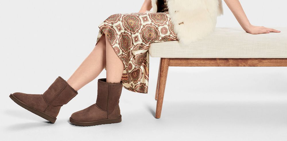 Ugg Short Boots Canada - Ugg Women's Classic Sheepskin Chocolate